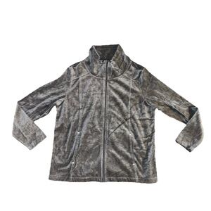 White Stag Women's Full-Zip Fleece Jacket, Sz XL , Gray